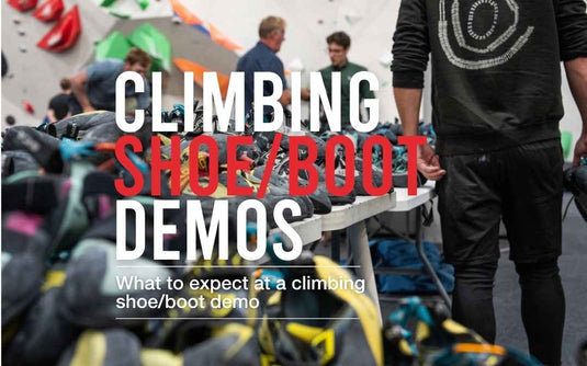 What to Expect at a Climbing Shoe (Boot) Demo