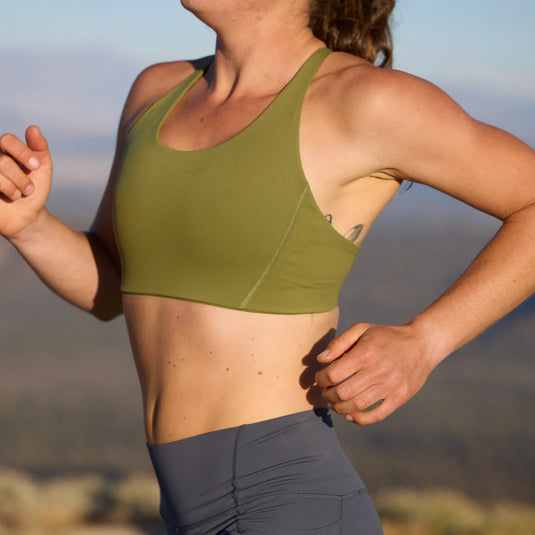 Women's Maipo Mid-Impact Bra worn by model