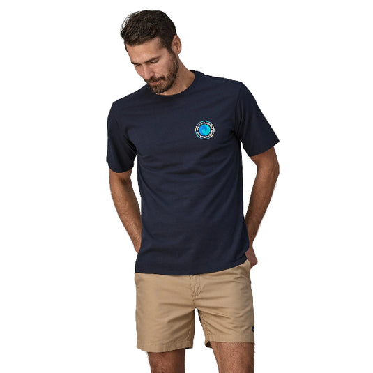 Patagonia Unity Fitz Resp-tee in New Navy - worn by model