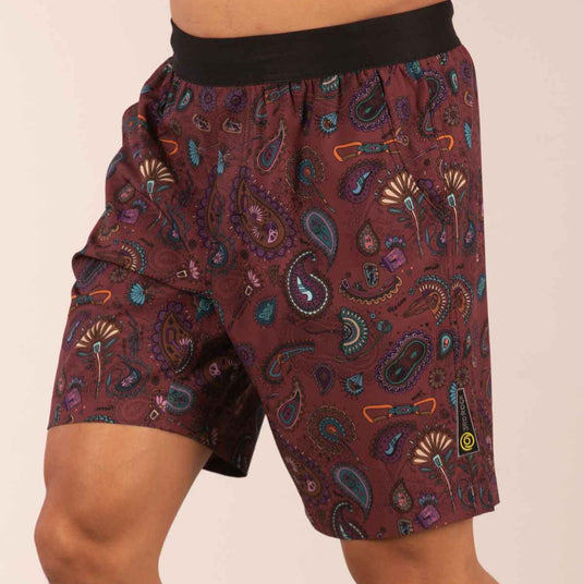 3rd Rock Short in Paisley Retro - worn by male model