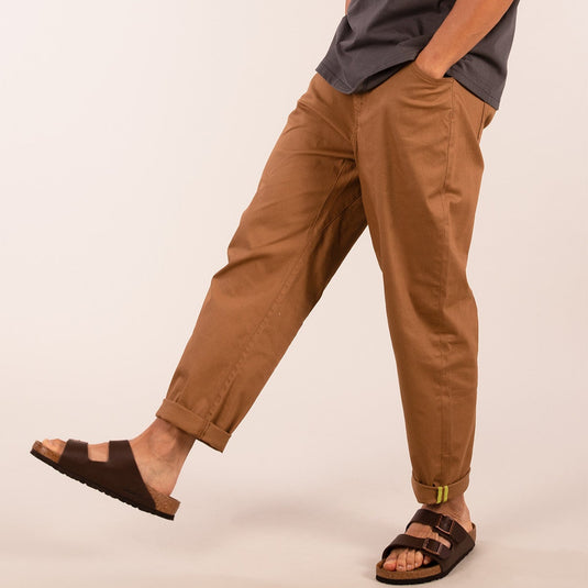 3rd Rock gaia Twill in Camels Arse worn by model