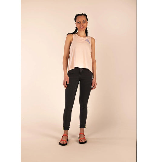 Marple Jean 30REG Mid-Black - worn by model facing front