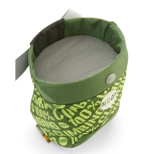 Moon Sport Chalk Bag - 100% green - top with popper top closed