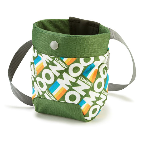 Moon Sport Chalk Bag - Retro Stripe Green