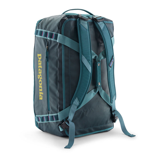Black Hole Duffel 55L in Tidal Teal w/Luminous Pink