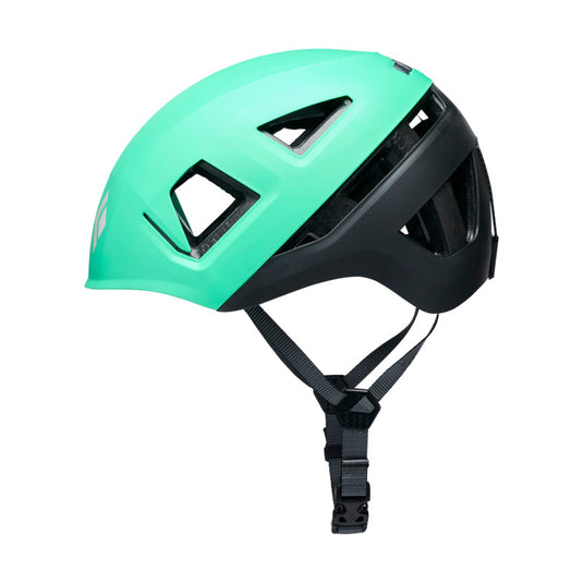 Black Diamond Capitan E Helmet in clean green from side
