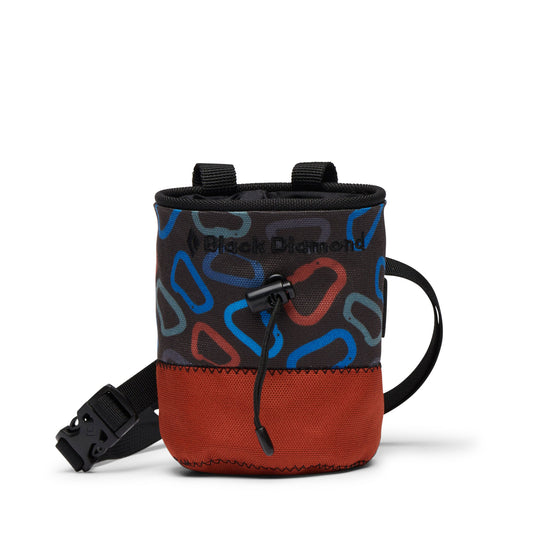 Black Diamond Mojo Kid chalk bag in burnt sienna