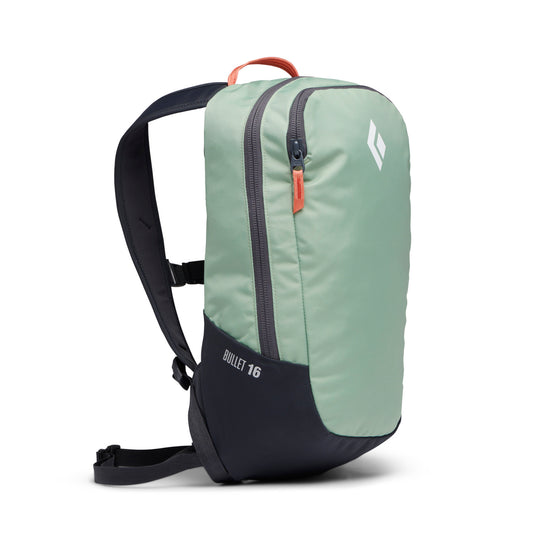 Black Diamond Bullet 16 Backpack Front view in desert sage