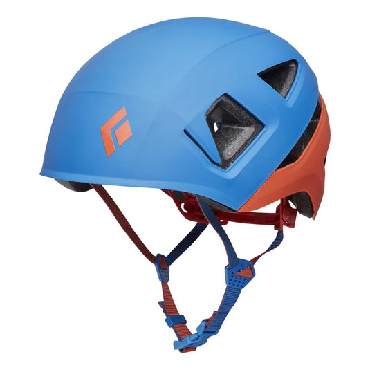 Kids Capitan Helmet by Black Diamond - in blue and orange