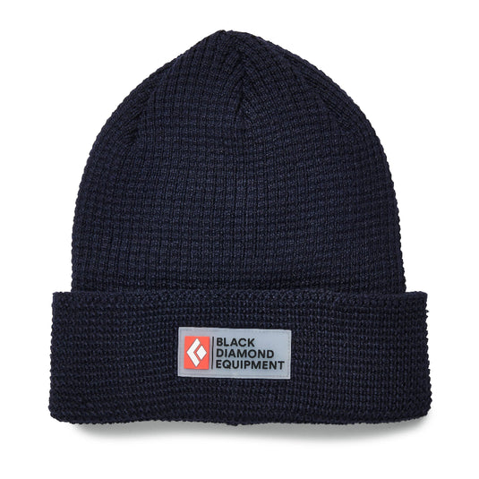 Black Diamond Double Waffle Beanie - Indigo