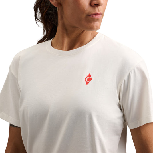 Black Diamond Womens Dragon SS Tee - Off White