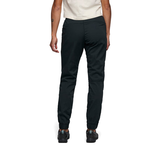 Black Diamond Notion SP pants - Black - worn by model facing away