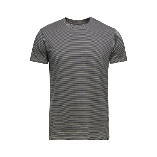 Black Diamond StripeTee in charcoal-white design