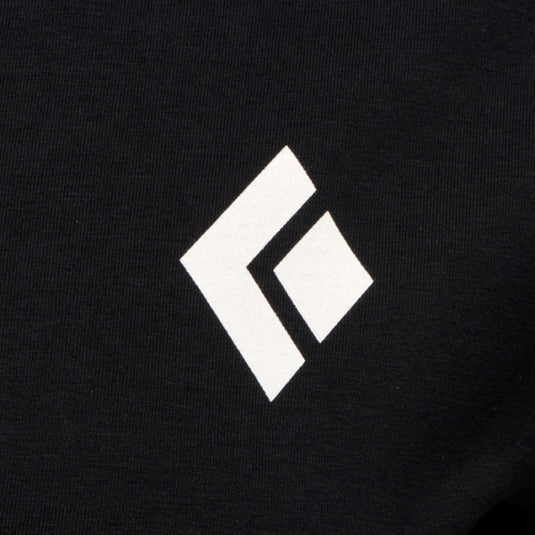 close up of black diamond logo