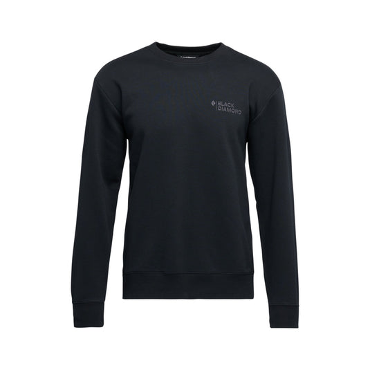 Black Diamond Men's Mini Stacked Crewneck in Black