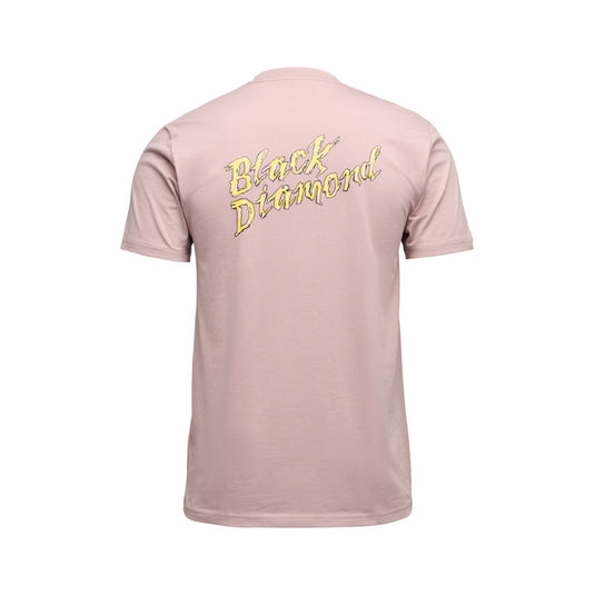 Men's Shredded Short Sleeve Tee in Pale Muave