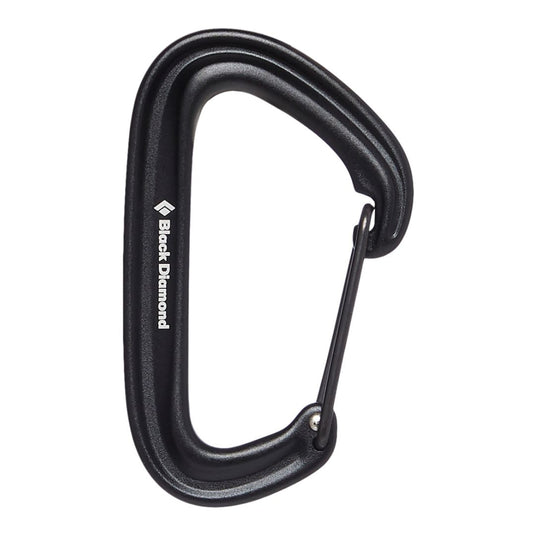 Black Diamond Litewire Carabiner - Single Black