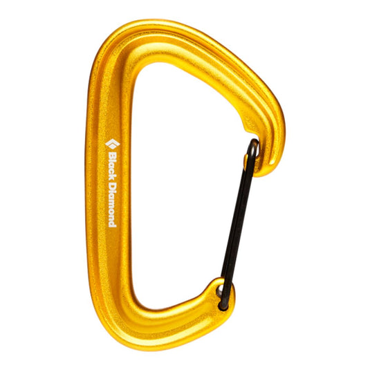 Black Diamond Litewire Carabiner - Single Yellow