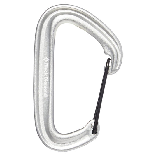 Black Diamond Litewire Carabiner - Single Light Grey