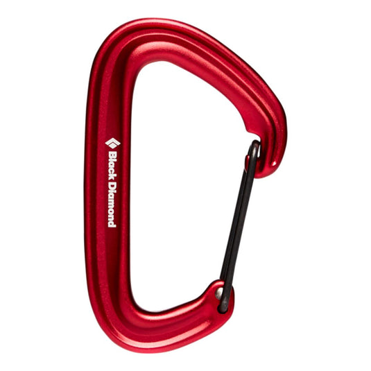 Black Diamond Litewire Carabiner - Single Red