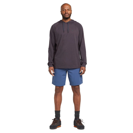 Black Diamond Mens Sierra Shorts - Ink Blue worn by model