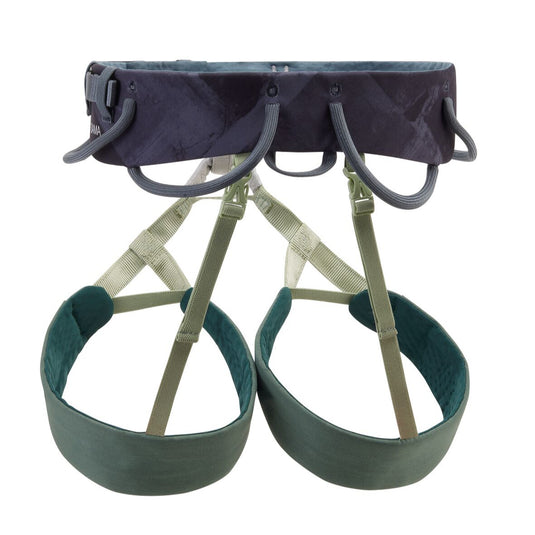 Petzl Sama Harness in dark grey from behind