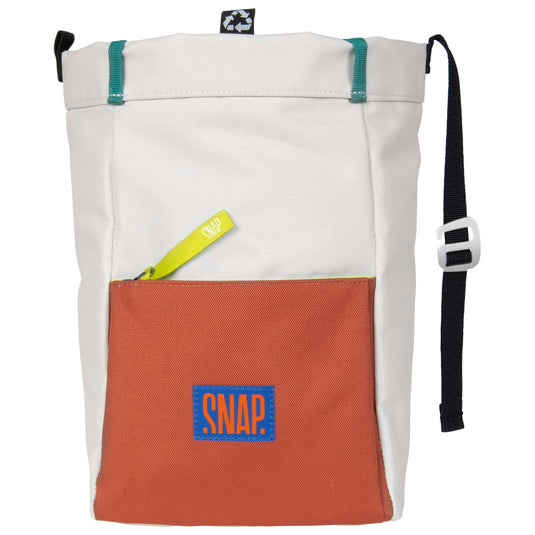 SNAP Big Chalk Bag Fleece - Chalk Bucket in Chalk & Sandstone