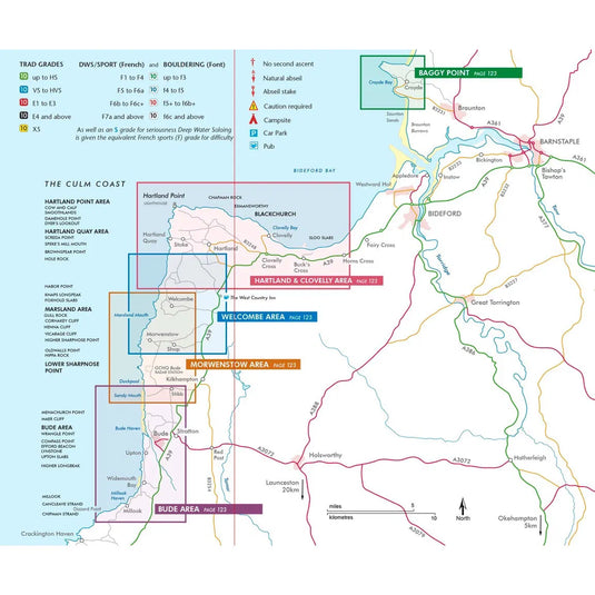 Baggy Point and The Culm Coast - comprehensive sport, trad and bouldering guidebook