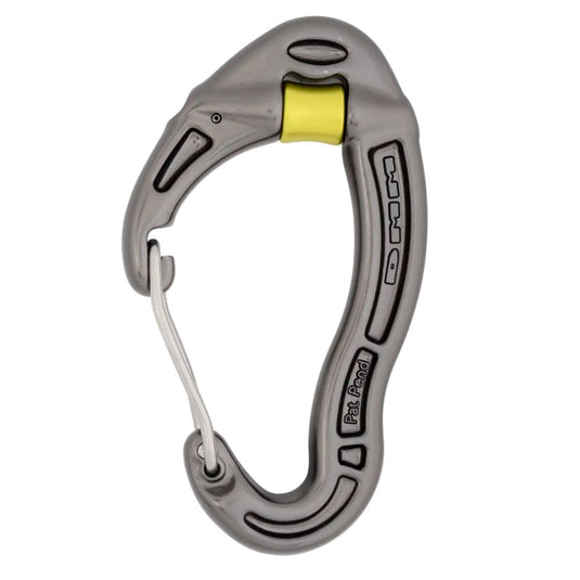 DMM WIRE GATE REVOLVER CARABINER IN TITANIUM