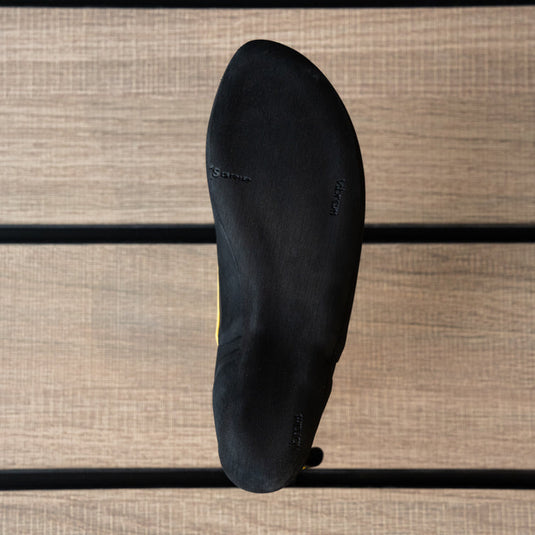 The sole of a climbing shoe, Tenaya Masai