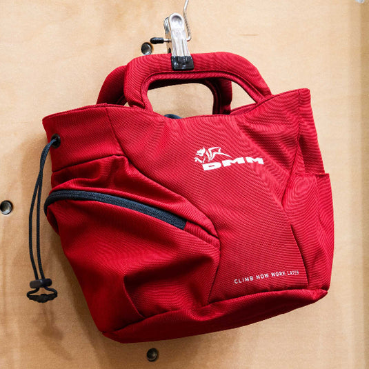 DMM Edge boulder chalk bag/bucket in red
