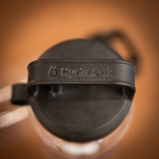 Black HydraPak Recon Water Bottle Lid.
