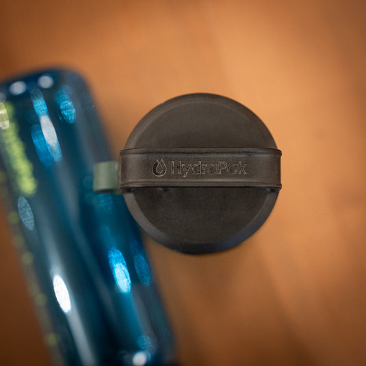 Black HydraPak Recon Water Bottle Lid.