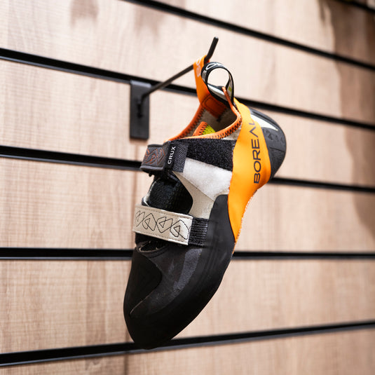 Boreal Crux (Velcro) hanging from hook