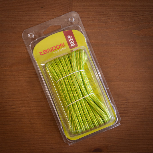 Tendon Cord in 6mm/5m in limegreen and yellow