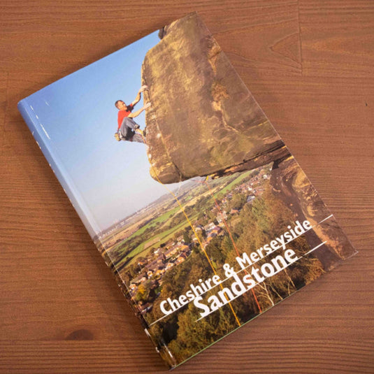 Climbing guidebook cheshire and mersyside sandstone BMC