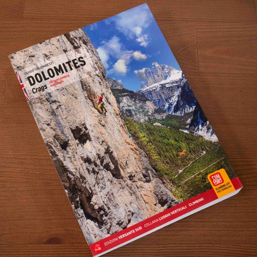 Dolomites crags sport climbing guidebook