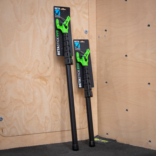 BetaStick Evo Stick: Ultra Compact next to Super Standard