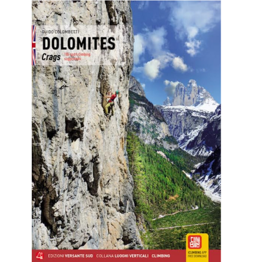 Dolomites crags sport climbing guidebook