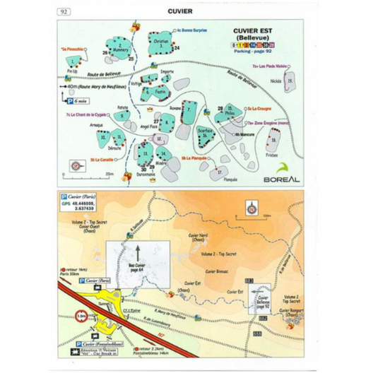 Fontainebleau Fun Bloc - Bouldering Climbing Guide Book - Jingo Wobbly