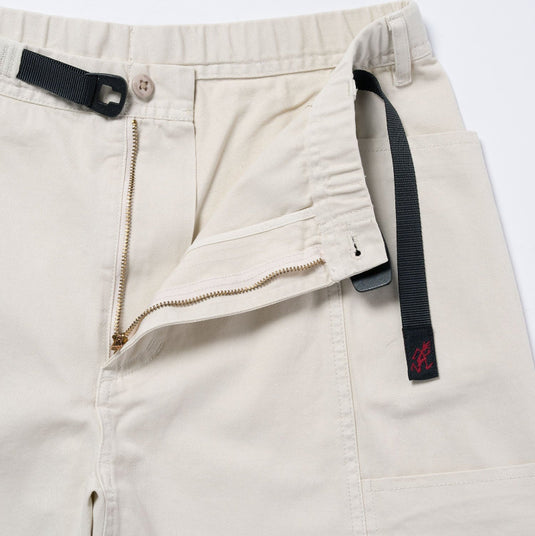 Womens Voyager Gramicci Pants in white - close up