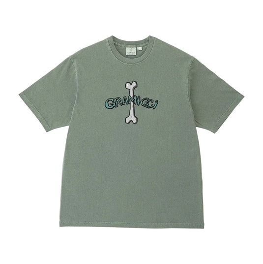 Gramicci Pigment Dyed Bone Tee in sage