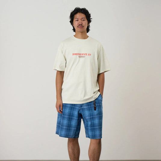 Gramicci Pigment Dyed Footprints Tee
