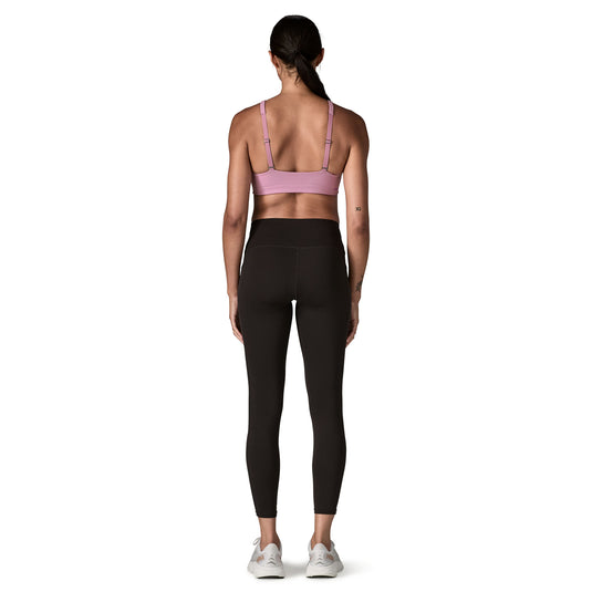 Patagonia Womens Maipo low Impact Adjustable Bra - Light Violet worn by model