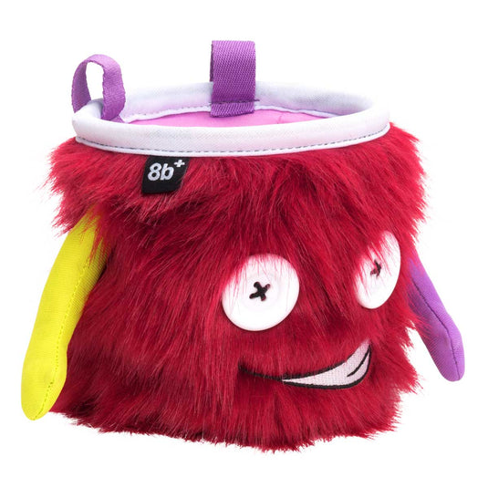 8B+ Hanna Chalk Bag - red ur design with yellow and purple arms