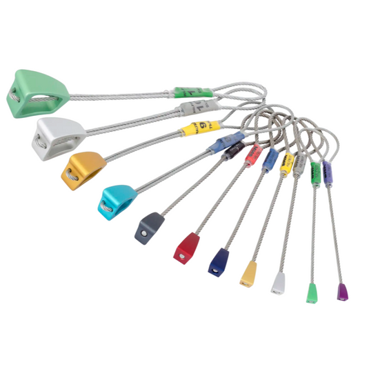 DMM HALFNUT SET - TRAD PROTECTION - VARIED COLOURS - SIZE 1 - 11