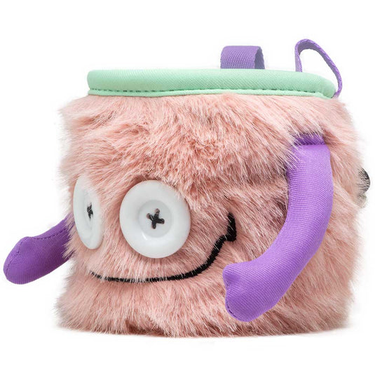 8B+ Jules Chalk Bag - in pale pastel pink design and pruple arms