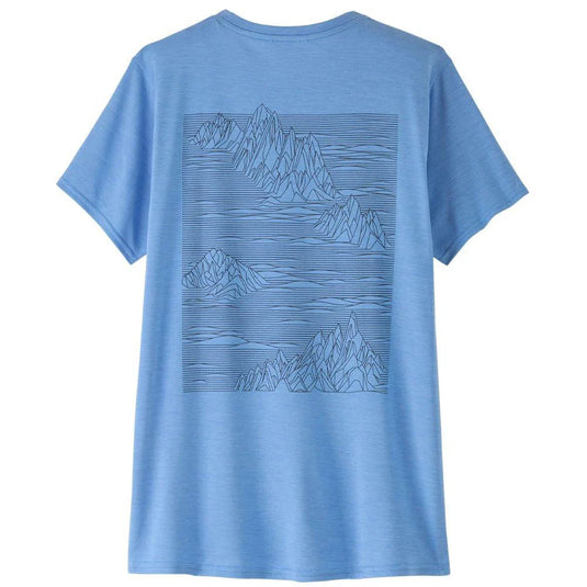 Patagonia Womens Cap Cool Daily Graphic Shirt - Blue