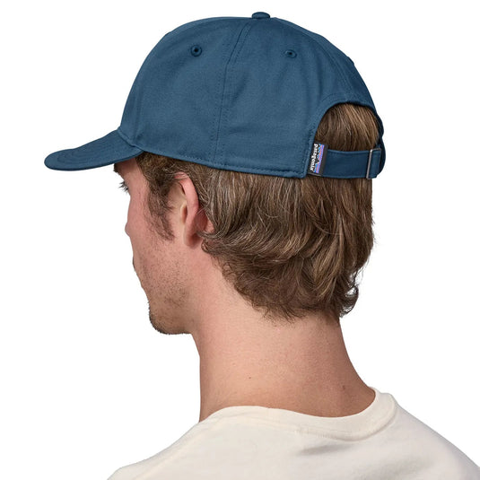 Patagonia Glass Blue Cap - everyday scrap worn by model