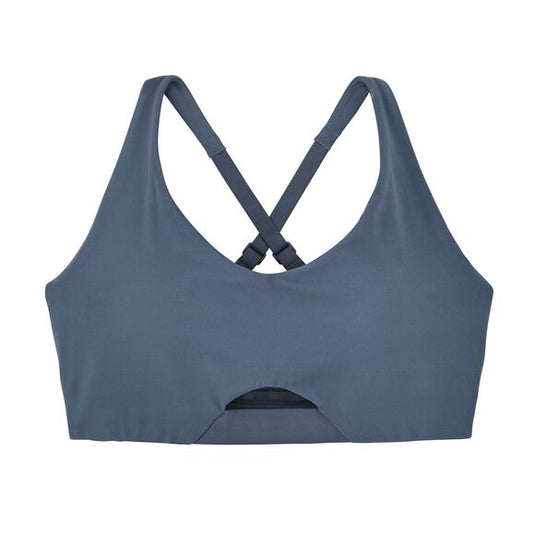Patagonia Womens Maipo Low Impact Adjustable Bra in utility blue